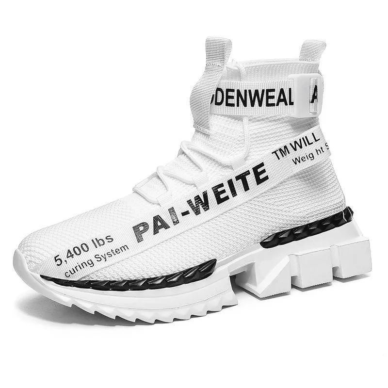 Men's Outdoor Flashy Walking High Top Sneakers