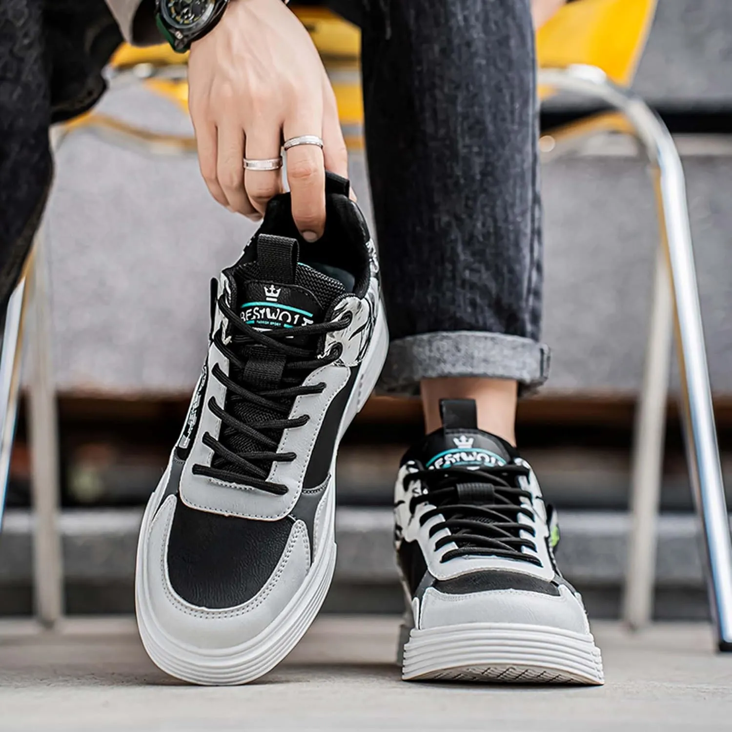 Men's Skateboarding Shoes Fashion Skateboarding Shoes Autumn/Winter Sports and Leisure Shoes