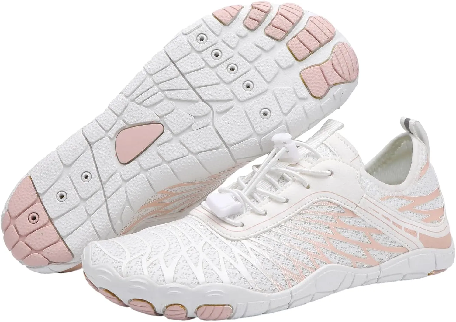 Mens Womens Water Sport Shoes Hiking Footwear Pro Barefoot Shoes Lightweight Quick Drying Aqua Shoe Outdoor Athletic Sport Sneakers Kayaking Boating Hiking Surfing Walking