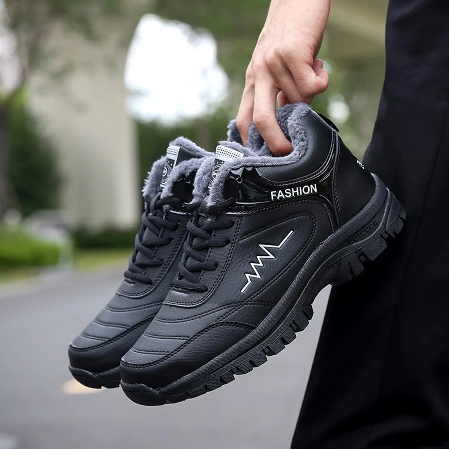 Men's Work Boots Non Steel Toe Hiking Sneakers Ankle Ladies Women Safety Toe Shoes Business Casual Waterproof Platform Botas Slip Resistant Hike Grounded Footwear