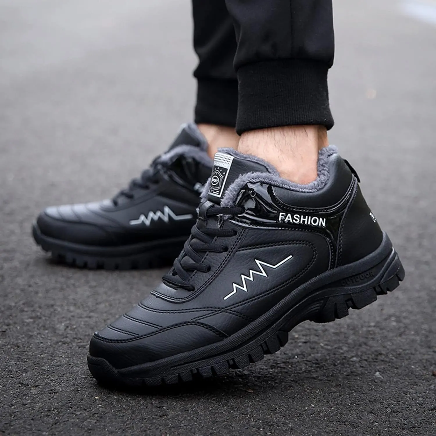 Men's Work Boots Non Steel Toe Hiking Sneakers Ankle Ladies Women Safety Toe Shoes Business Casual Waterproof Platform Botas Slip Resistant Hike Grounded Footwear