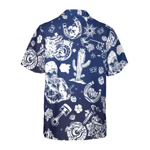 Motorbike Lover Motorcyle Hawaiian Shirt, Motorcycle Shirts For Men And Women