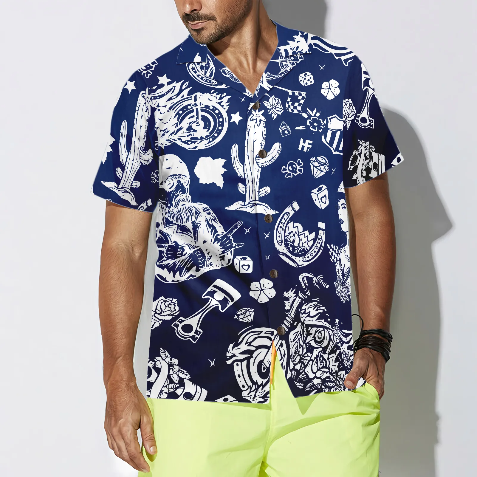 Motorbike Lover Motorcyle Hawaiian Shirt, Motorcycle Shirts For Men And Women