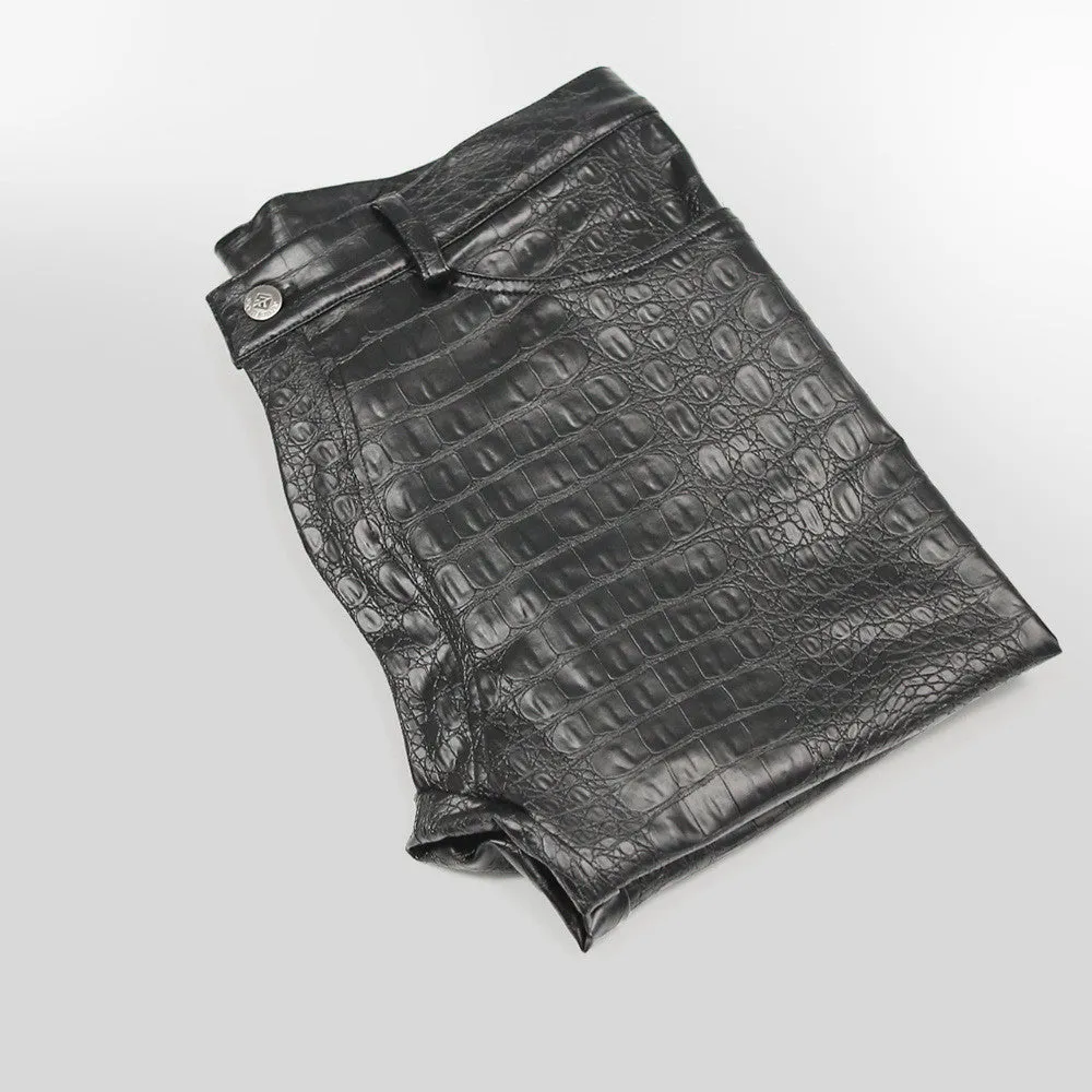 Motorcycle Trousers NK72 Men's Boots Leather Pants Skinny Jeans