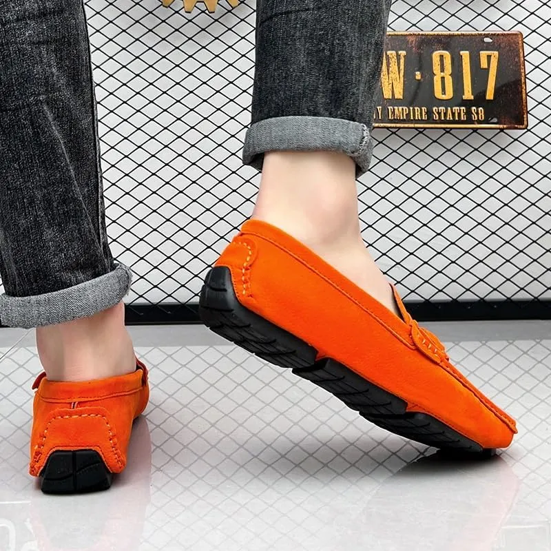 New Loafers for Men Penny Loafers with Tassel Suede Vamp Resistant Comfortable Anti-Slip Wedding Slip On