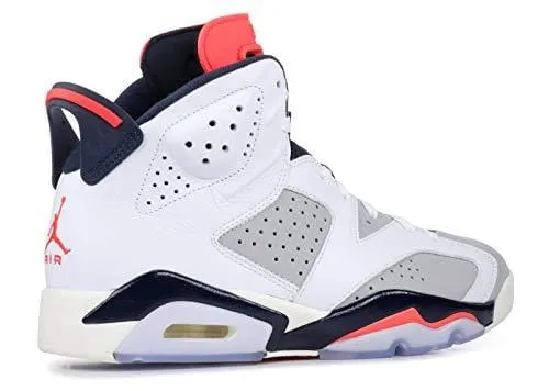Nike Jordan Retro 6 - Men's (9.5, White/Infrared 23/Neutral Grey/White/Sail)