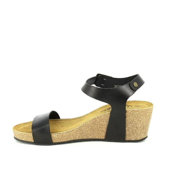 Plakton 363023 Black Slingback Wedges
