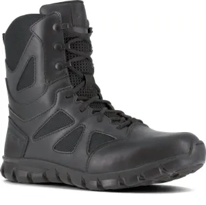 Reebok Sublite Cushion Tactical 8'' Boot w/ Soft Toe - Black - Style RB8805