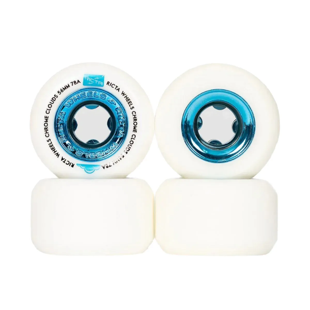 Ricta - Chrome Clouds Blue 78a Wheels (54mm/56mm)