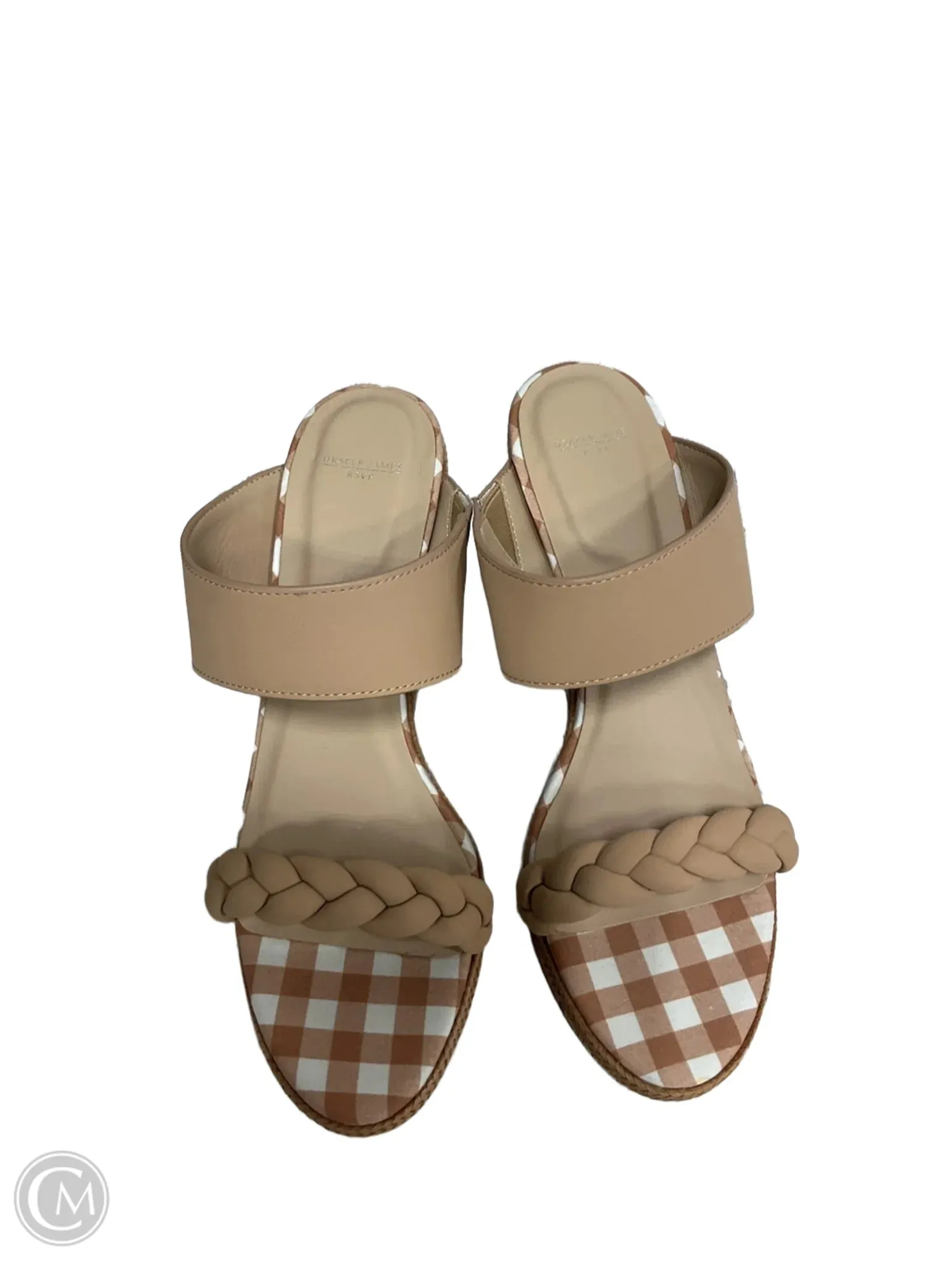 Sandals Heels Wedge By Draper James Rsvp In Beige, Size: 7.5