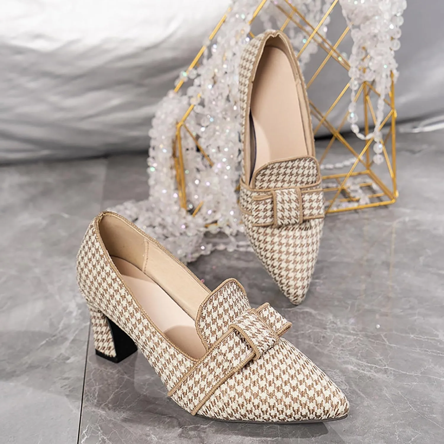 Silver Girl High Heel Black High Heel High Heel for Woman Casual Leisure Shoes High Heeled Boots for Women Knee Length