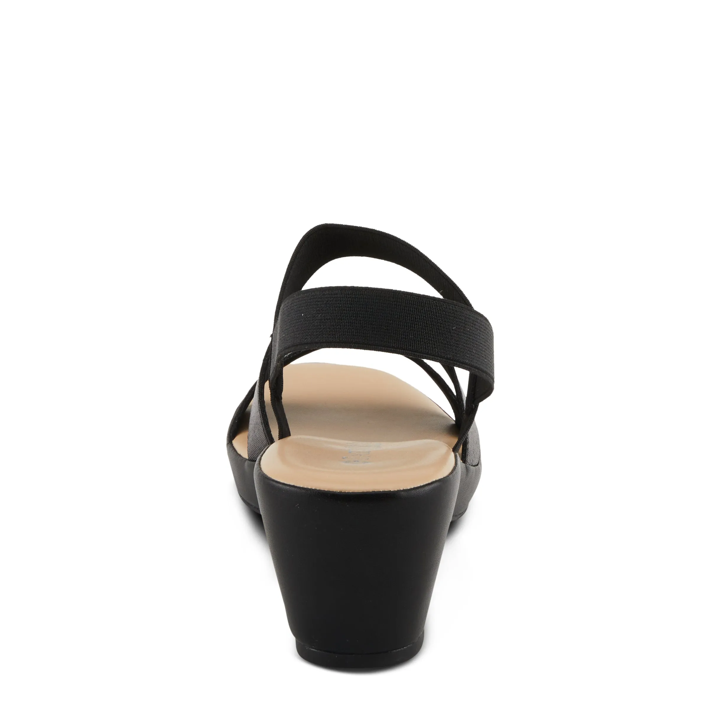 Spring Step Shoes  Patrizia Marzula Women’s Metallic Textile Sandals 2.5" Heel