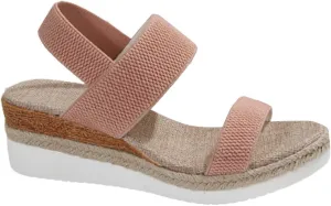 Womens Flat Sandals 2025 Wedge Sandals for Women Open Toe Ankle Strap Low Wedge Sandal, Comfortable Slip on Platform Walking Shoes All Day Comfort Casual Beach Vacation Shoes