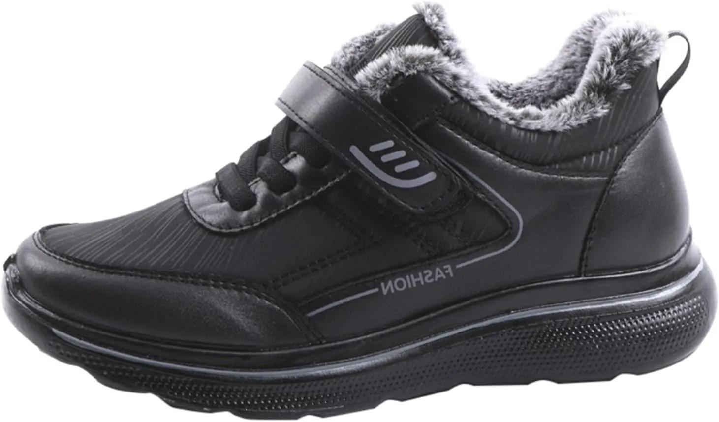 Work Boots for Men Steel Toe Hiking Sneakers with Warm Fur Lining Womens Workout Shoes Non Steel Toe Lightweight Outdoor Botas Mid Ankle Work Casual Hike Grounded Footwear