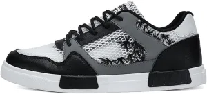YAXE Men's Mesh Breathable Lightweight Low Top Comfortable Casual Skateboarding Sneakers